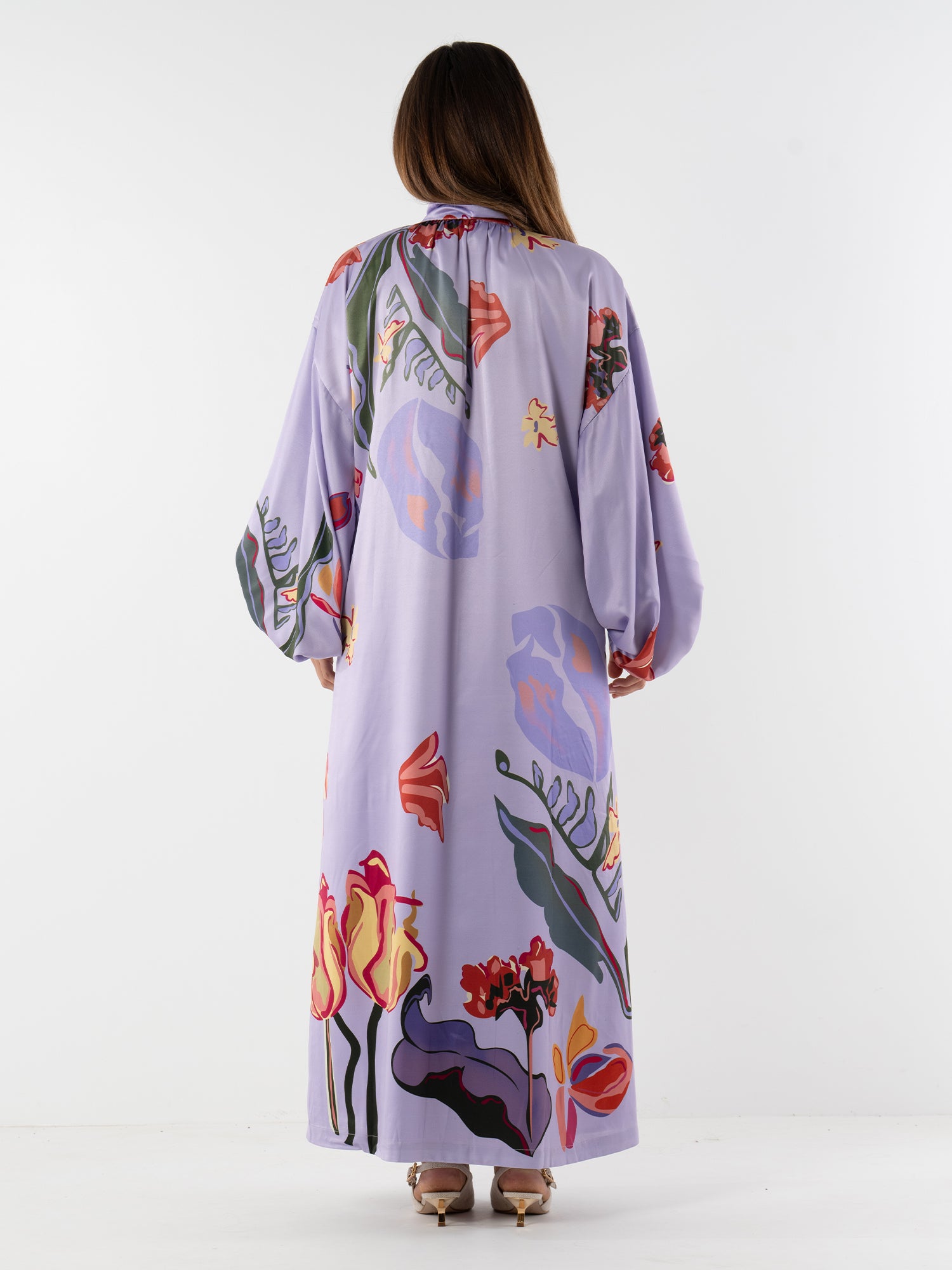 Fiona Dress - Lilac Garden