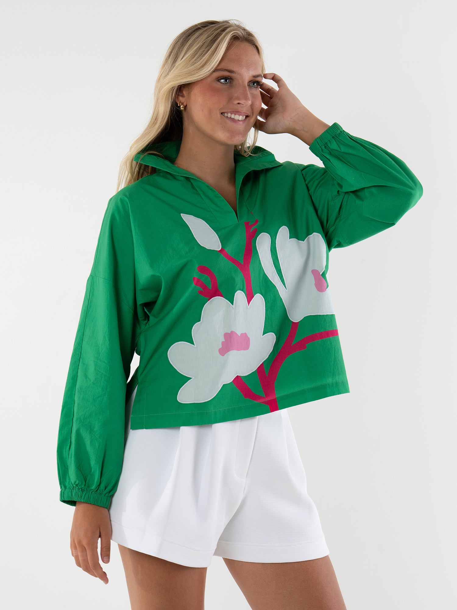 Long Sleeve Poppy - Dutch Garden