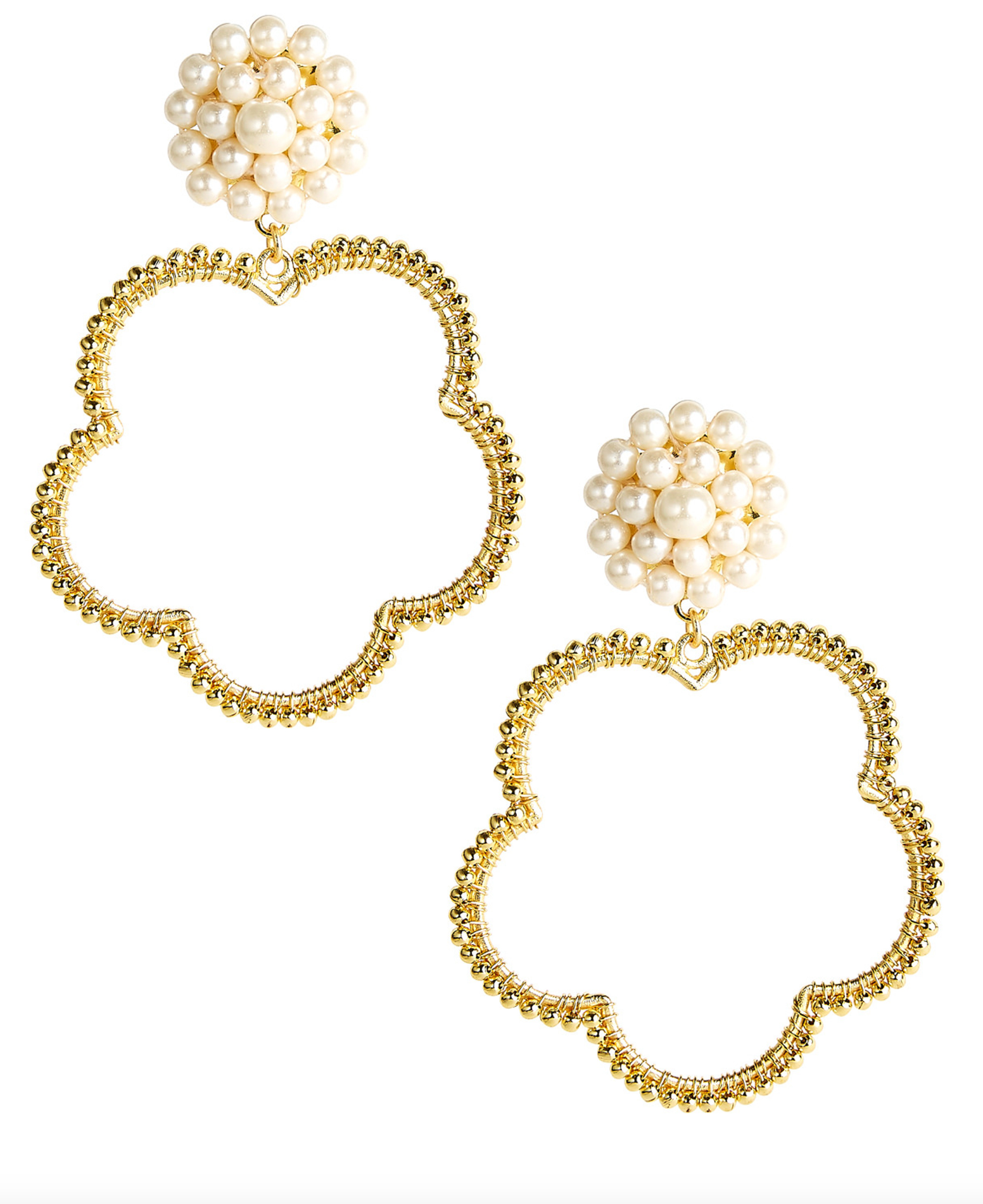 The Bobbi Earring - Gold with Pearl