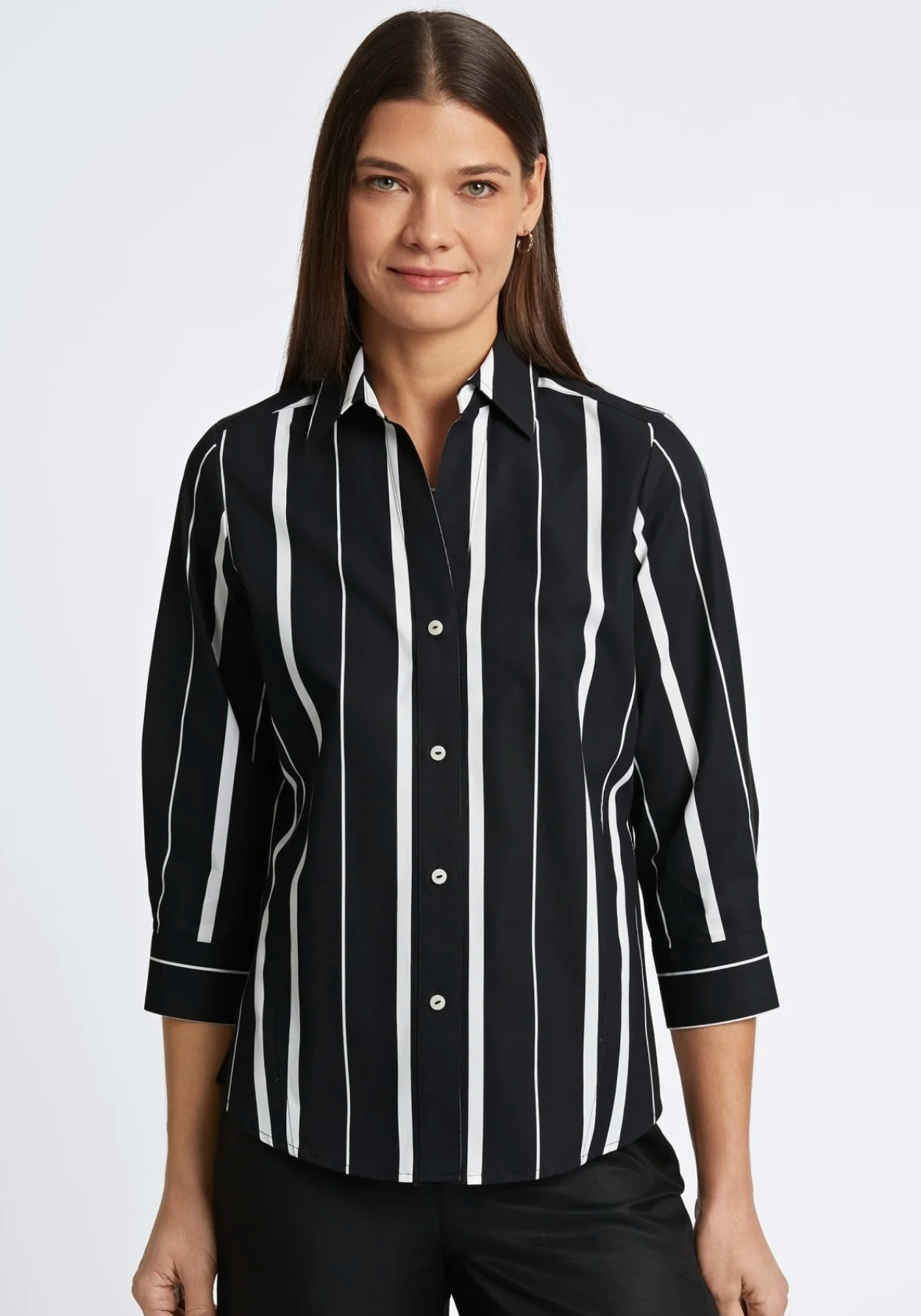 Paityn Blouse - White/Black