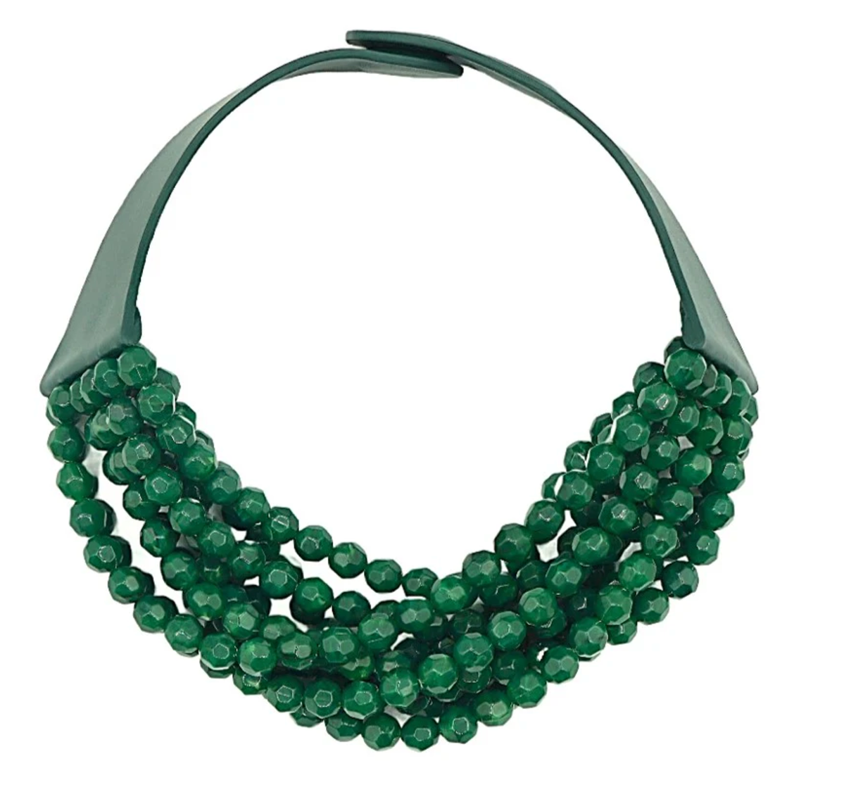 Laura Holiday Green Necklace