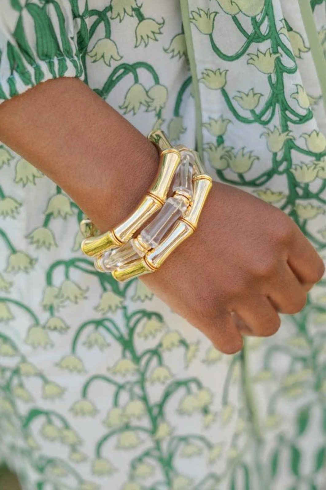 Logan - Bamboo Acrylic Bracelet - Two Colors