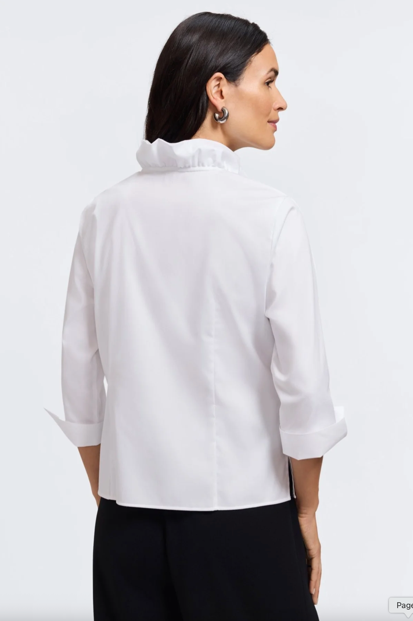 Edith Stretch Matte Sateen 3/4 Sleeve Shirt Jacket - Two Colors