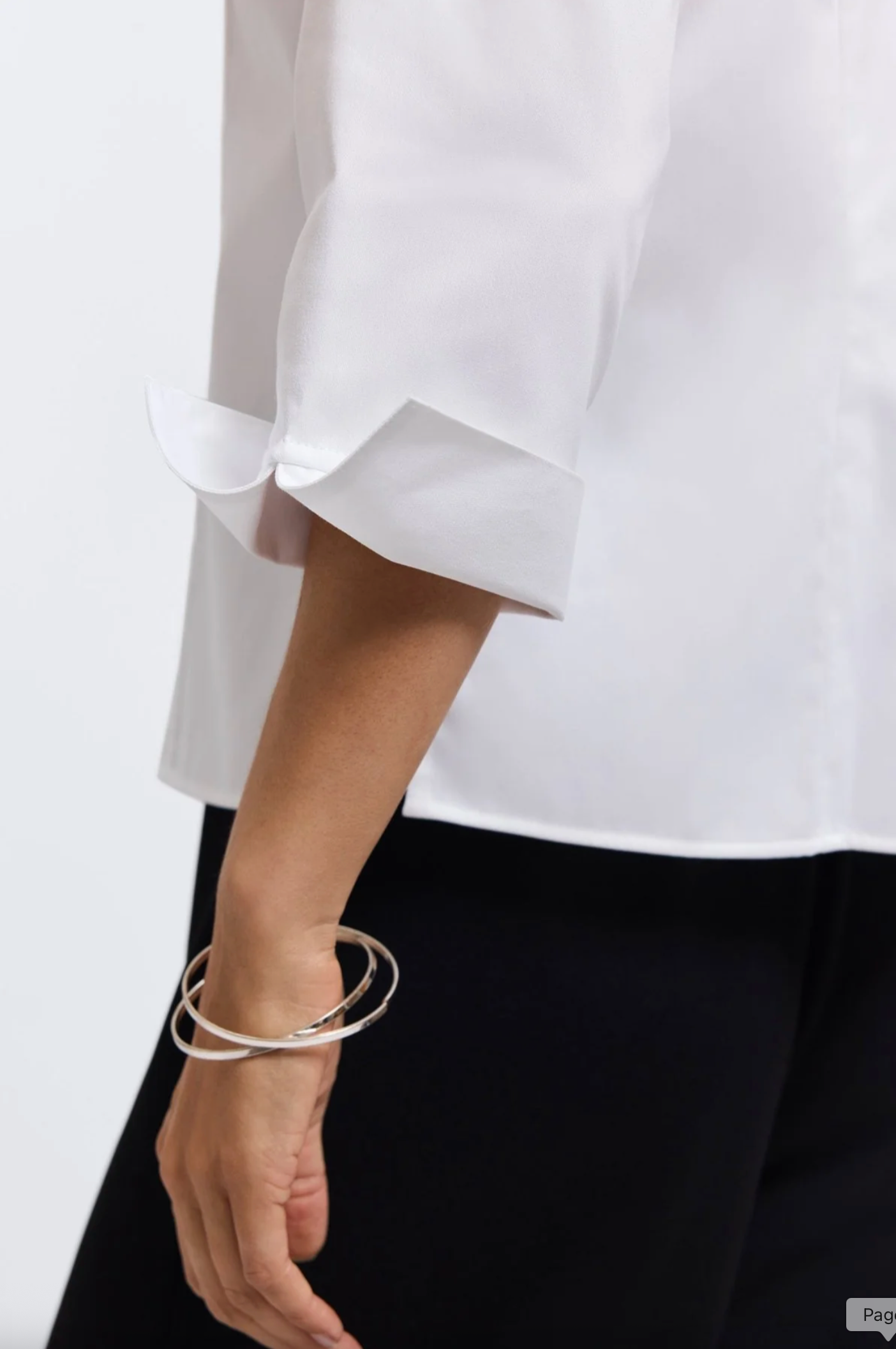 Edith Stretch Matte Sateen 3/4 Sleeve Shirt Jacket - Two Colors