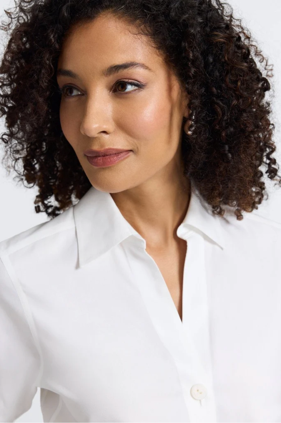 Paityn No Iron Pinpoint 3/4 Sleeve Shirt