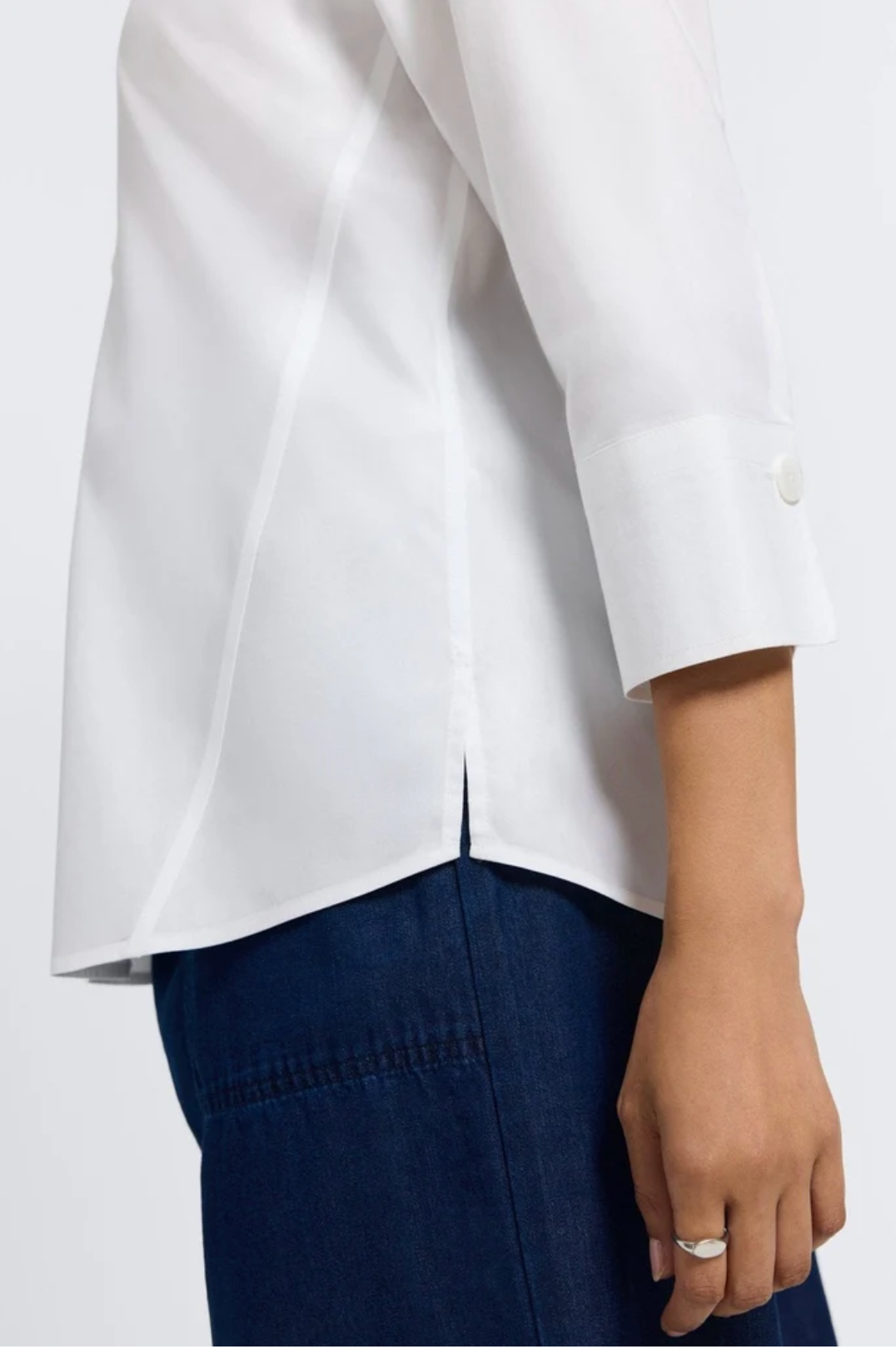 Paityn No Iron Pinpoint 3/4 Sleeve Shirt