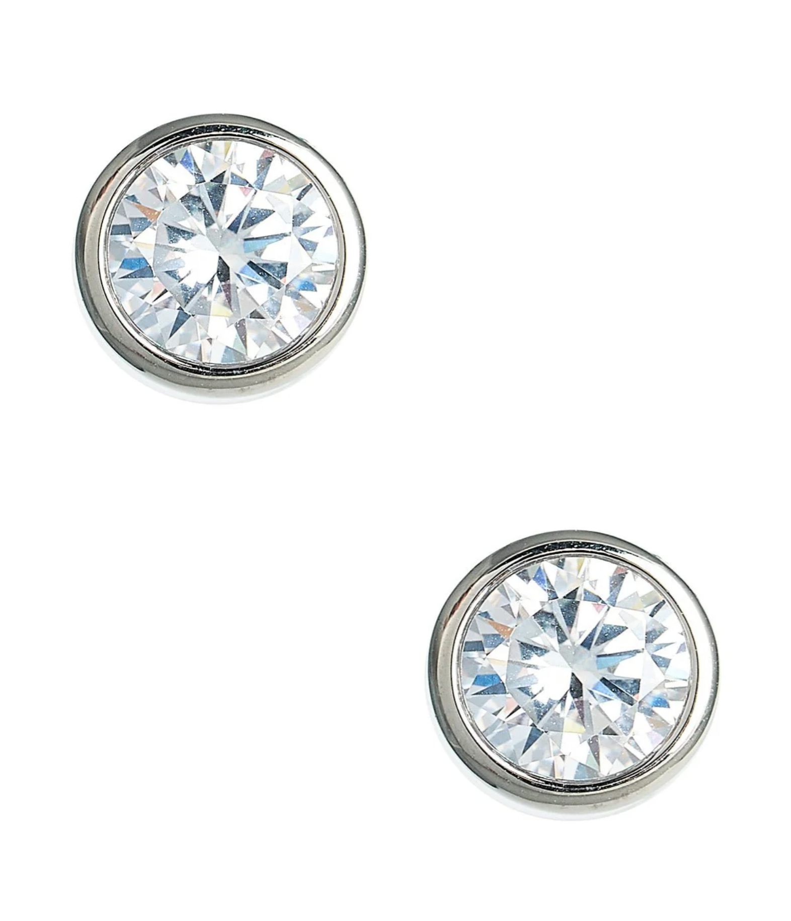 Large Bezel Stud - Three Colors