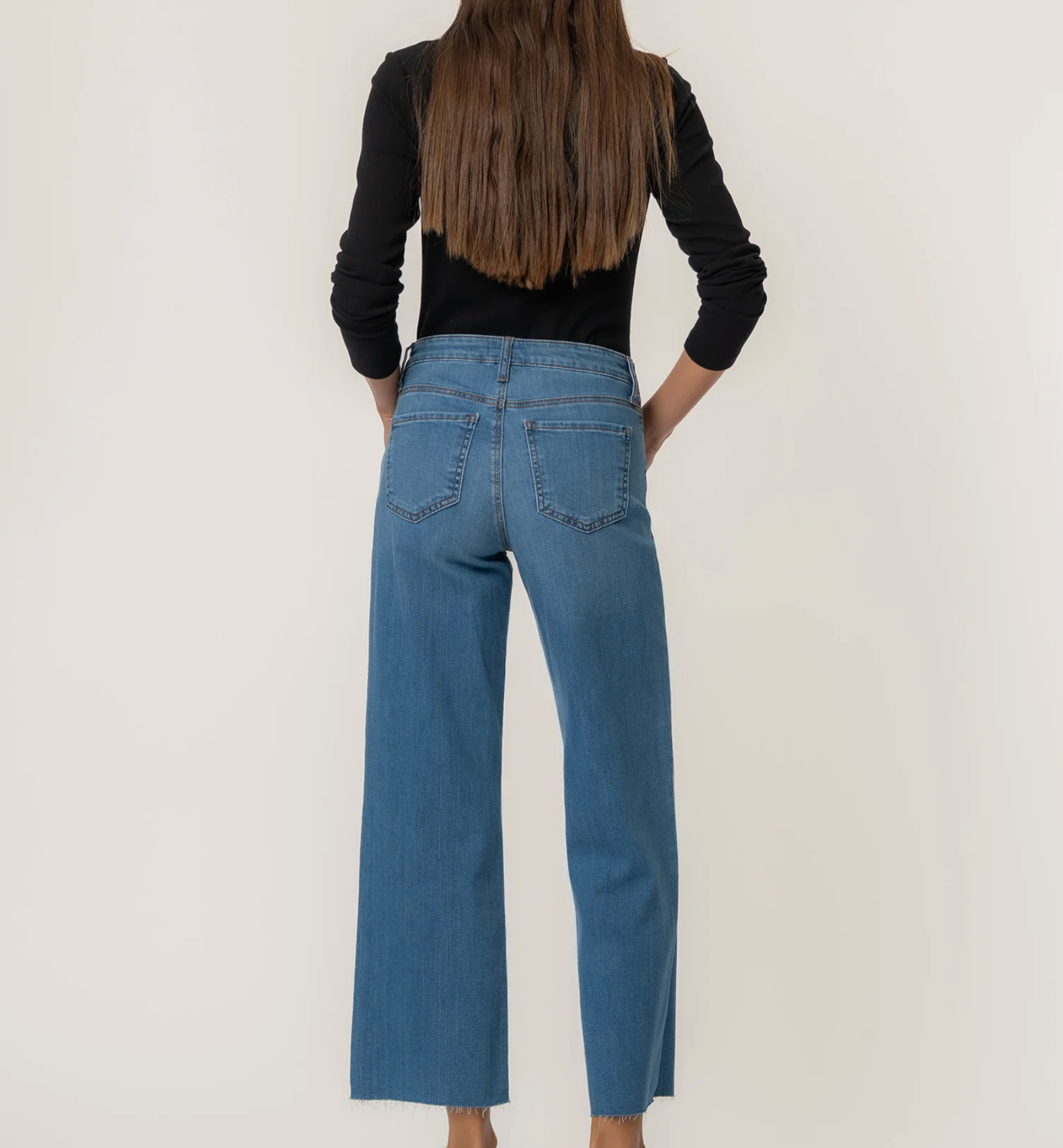 Charlotte High Rise Wide Leg - Soaring Medium Wash