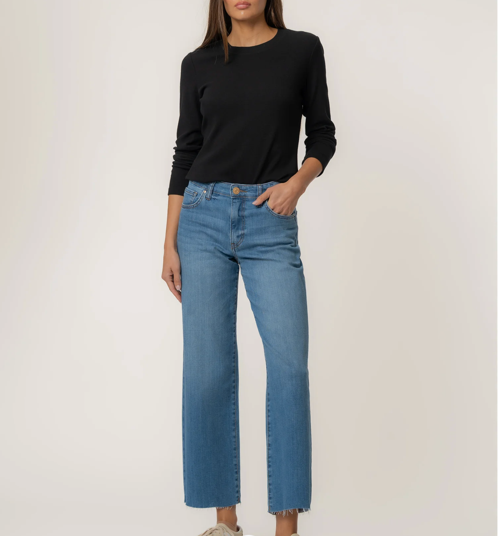 Charlotte High Rise Wide Leg - Soaring Medium Wash