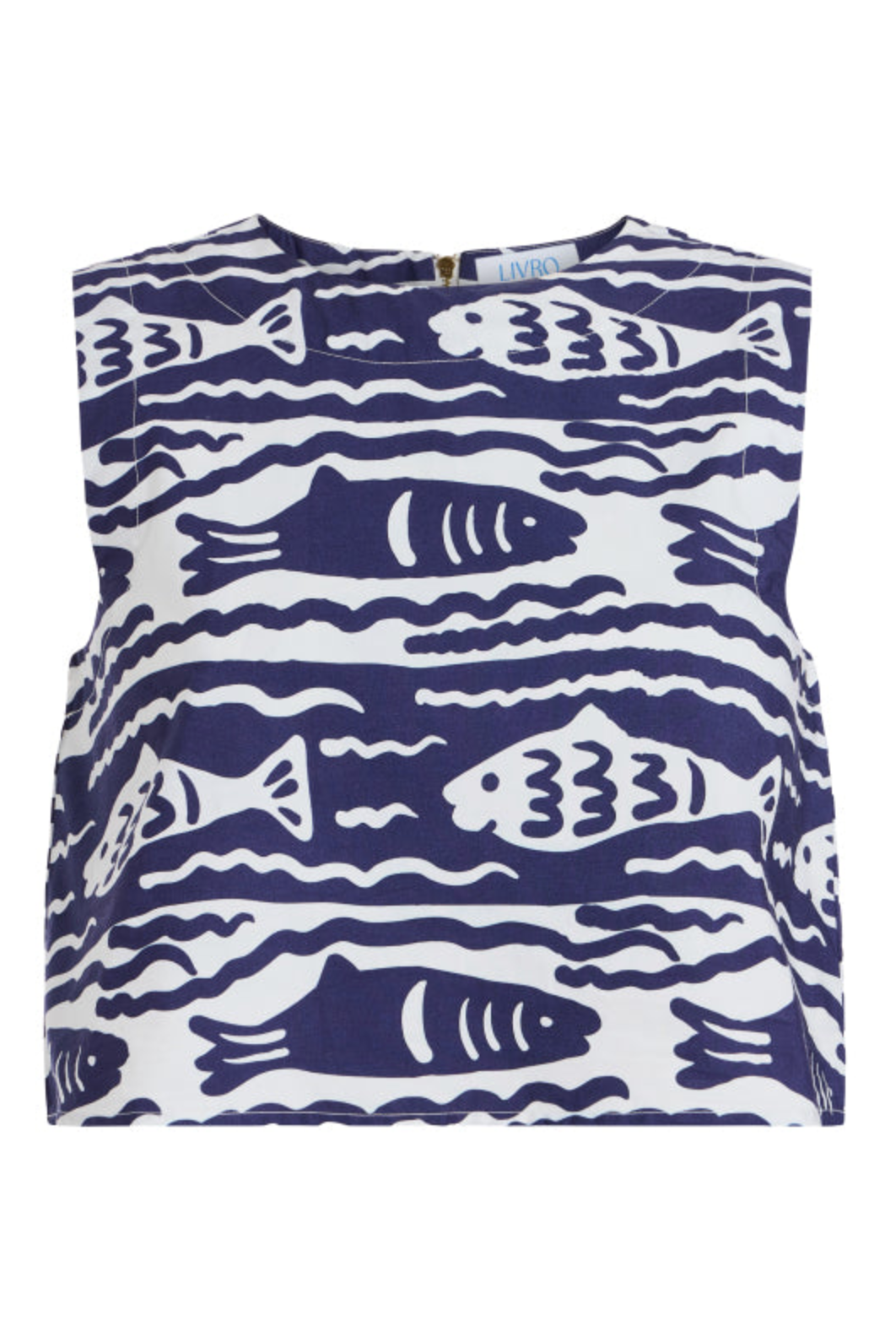 Crop Top - Fish Print