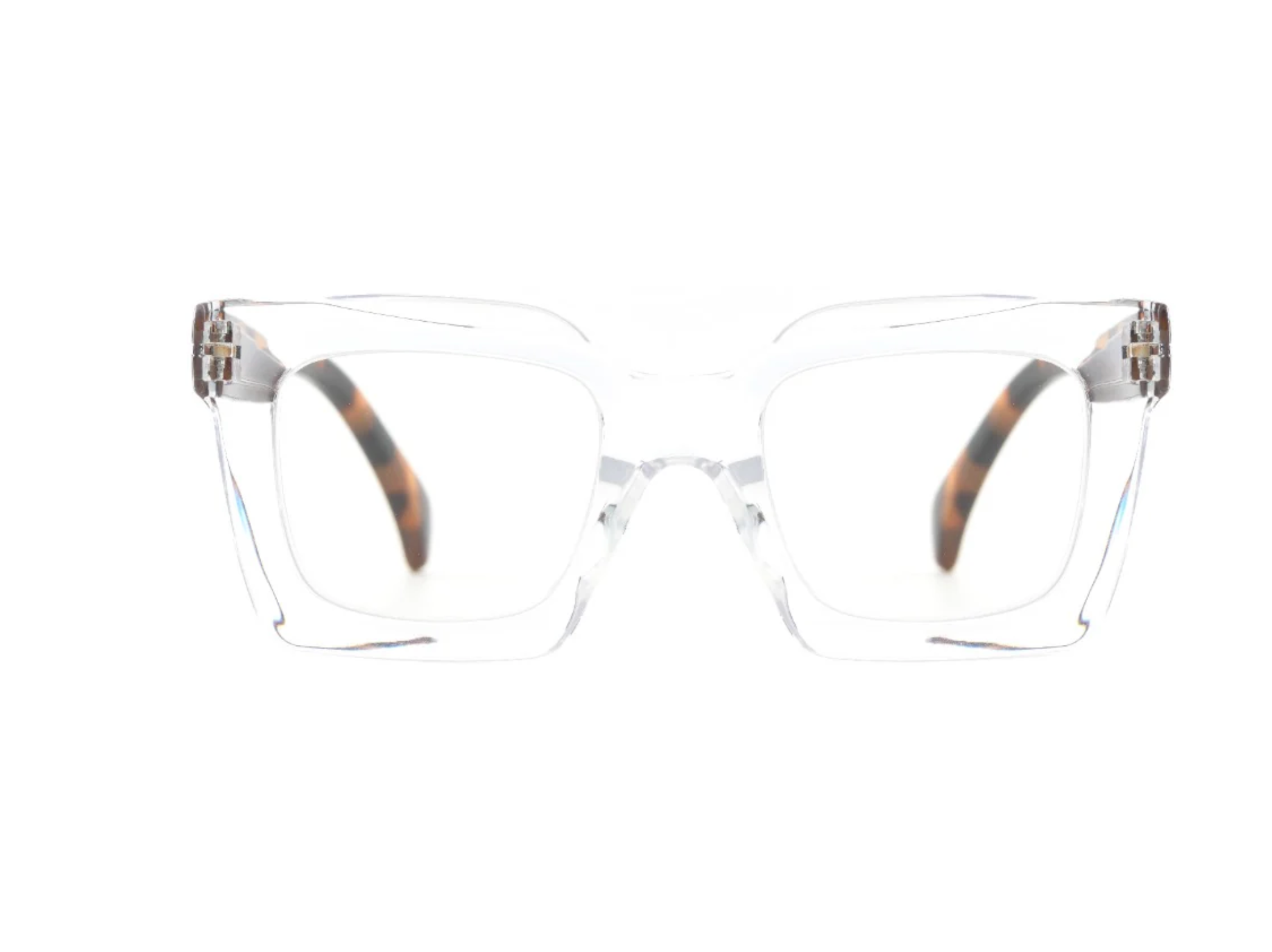 Fiona Reading Glasses - Clear with Tortoise Temples