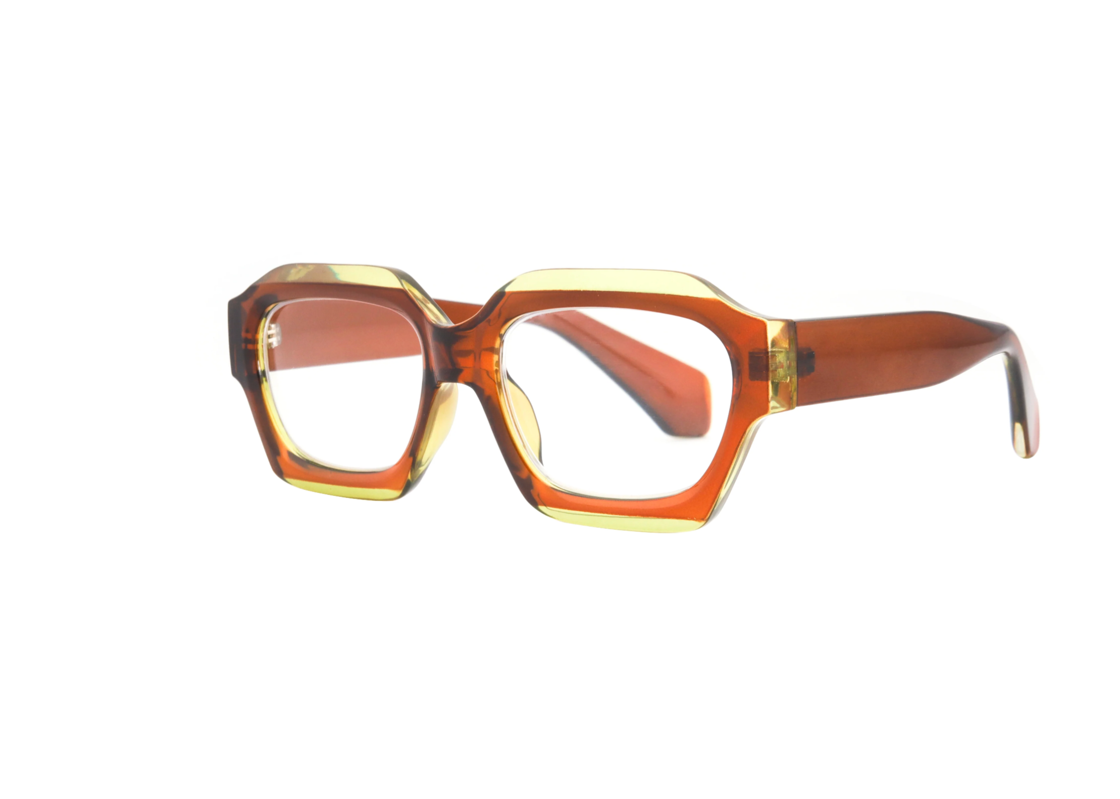 Grace Reading Glasses - Brown and Green