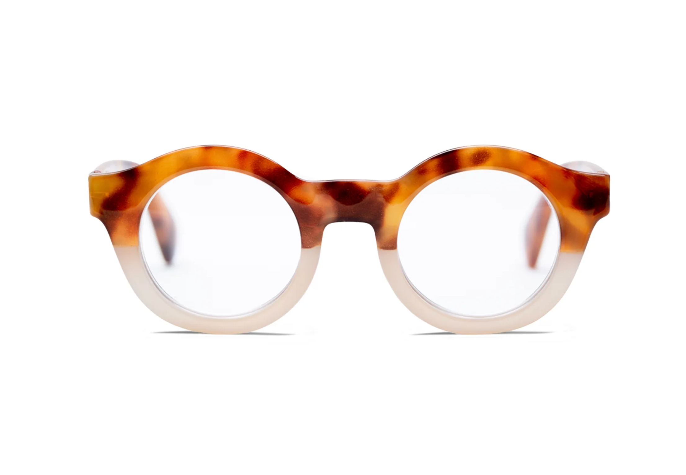 Taylor Reading Glasses - Amber Tortoise / Ivory