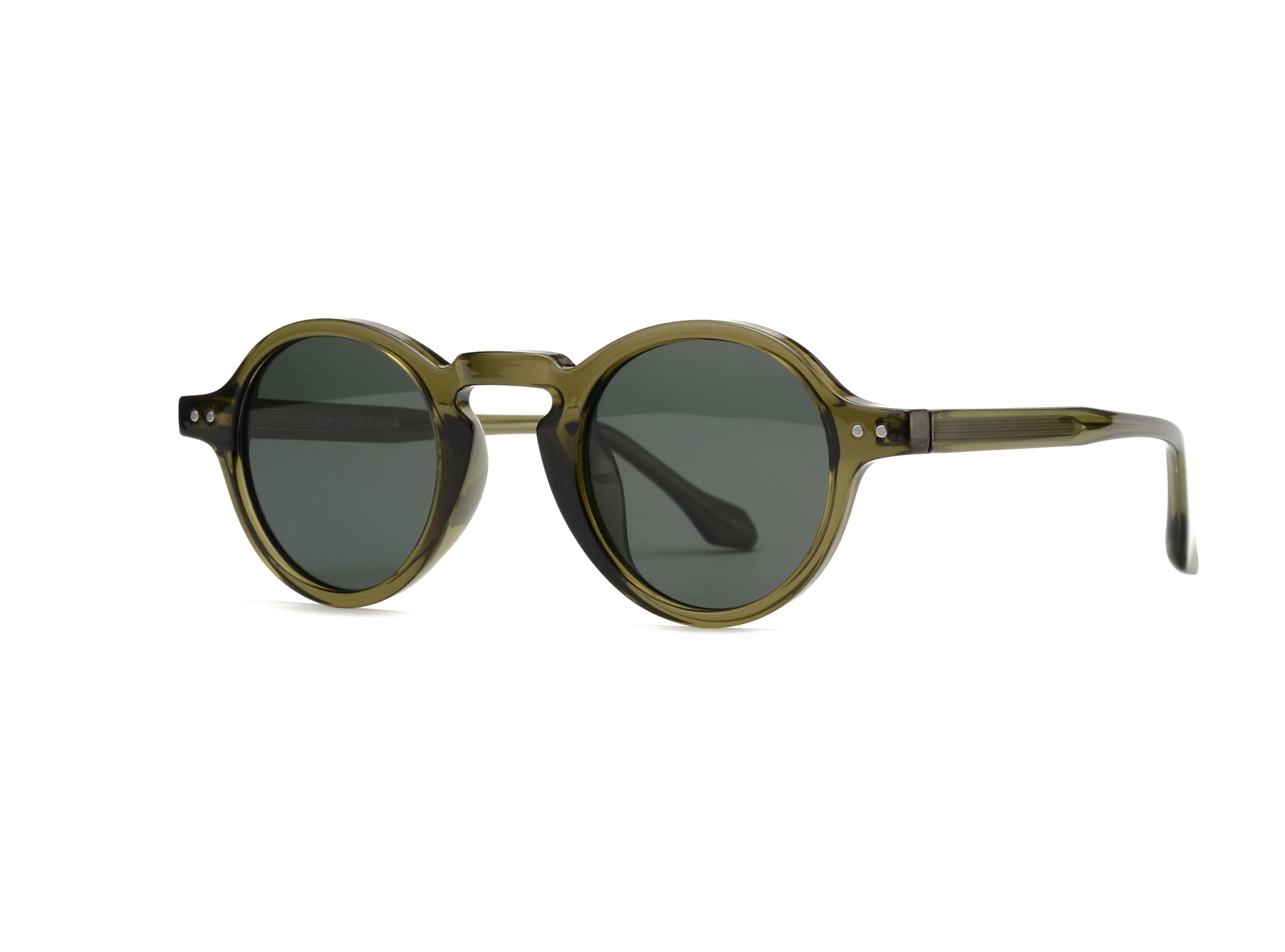 Tanner Sunglasses - Transparent Olive Green