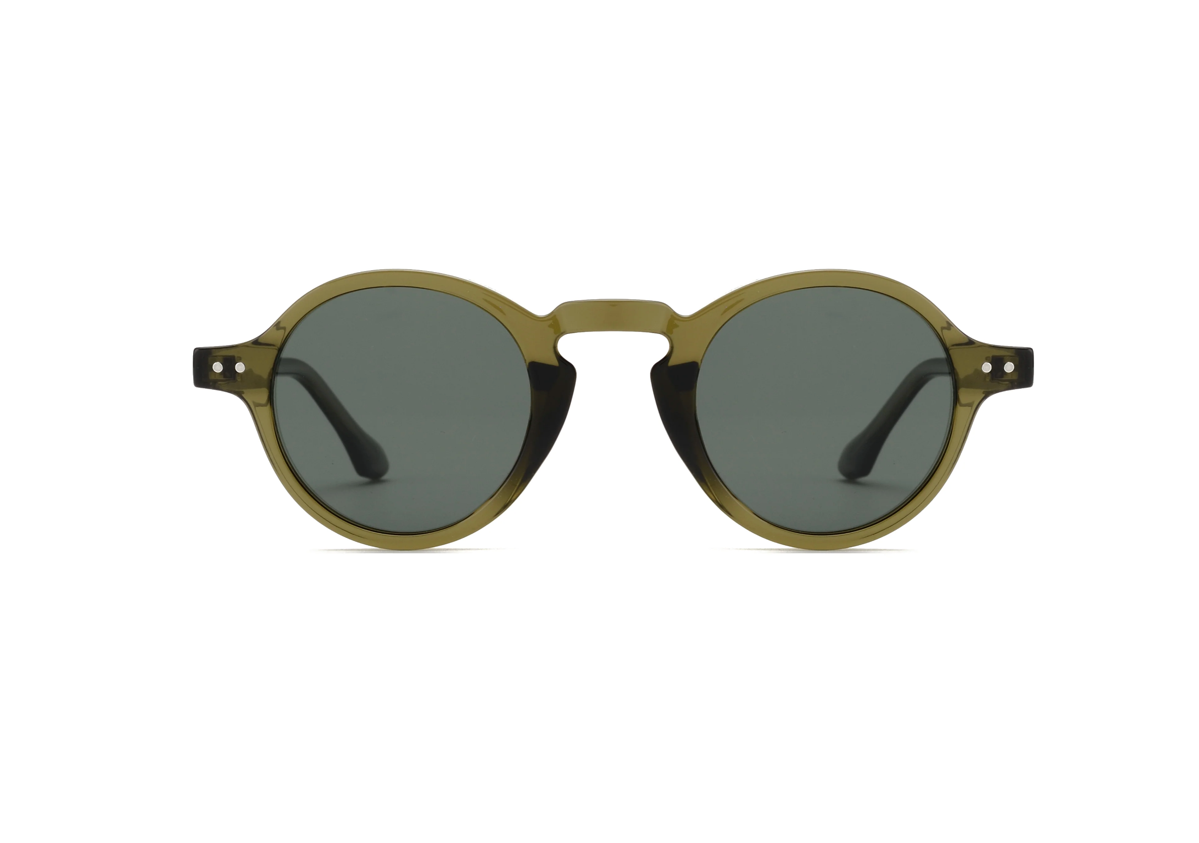 Tanner Sunglasses - Transparent Olive Green