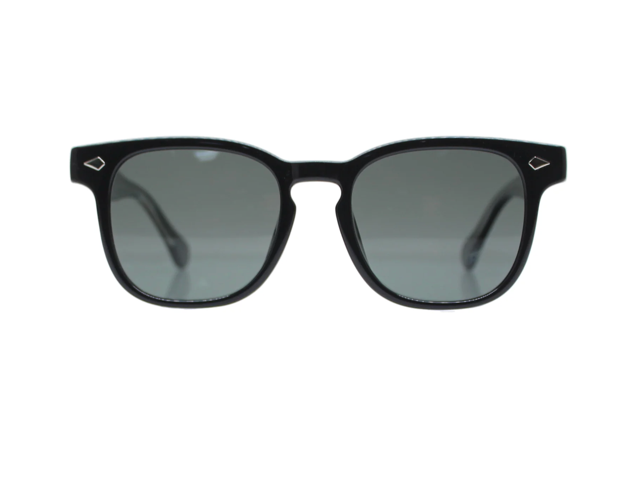 Ian Sunglasses - Black with Smokey Lens