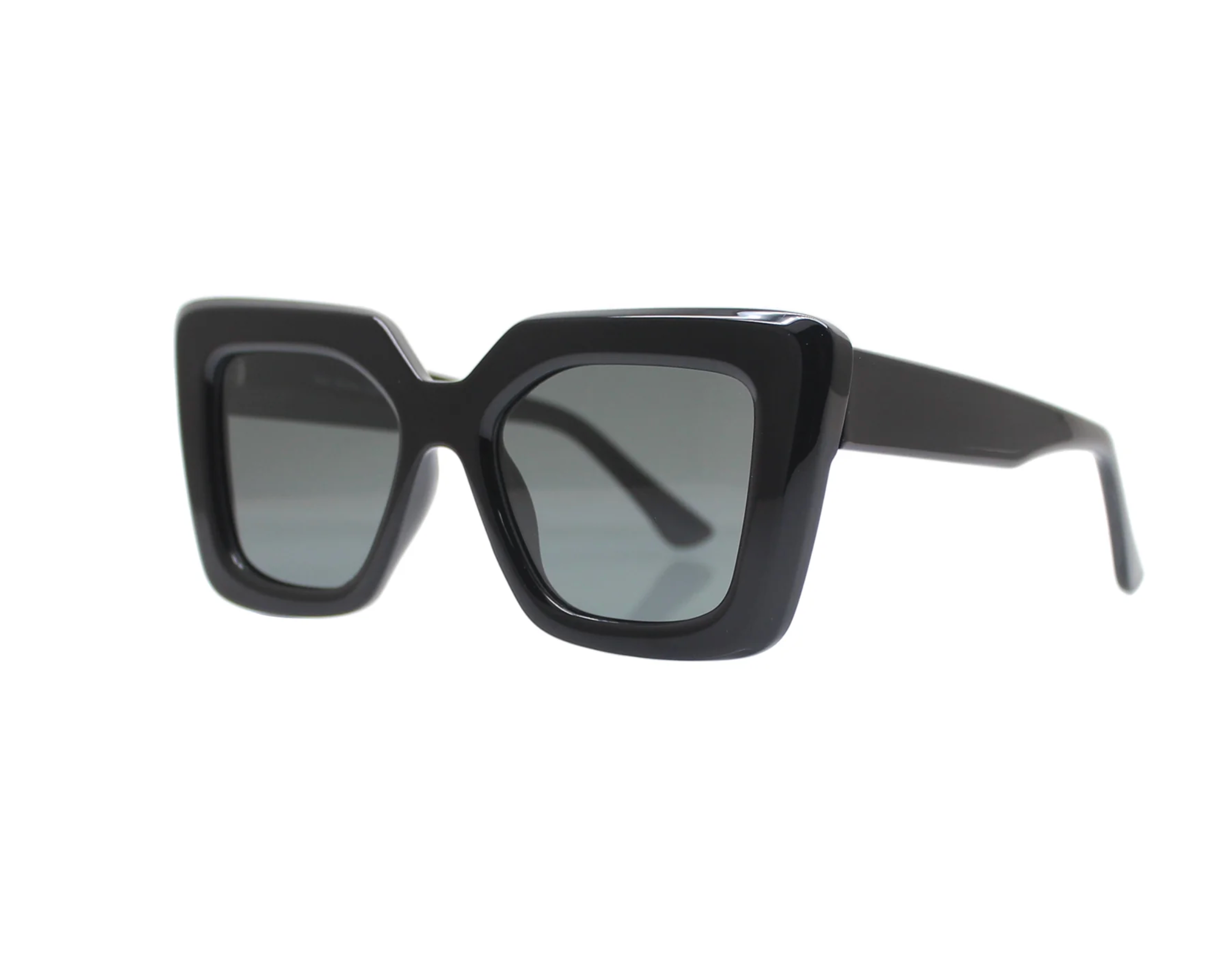 Monique Sunglasses - Black with Smokey Lens