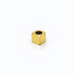 SQUARE OBJECT ON WHITE BACKGROUND WITH HOLE IN CENTER