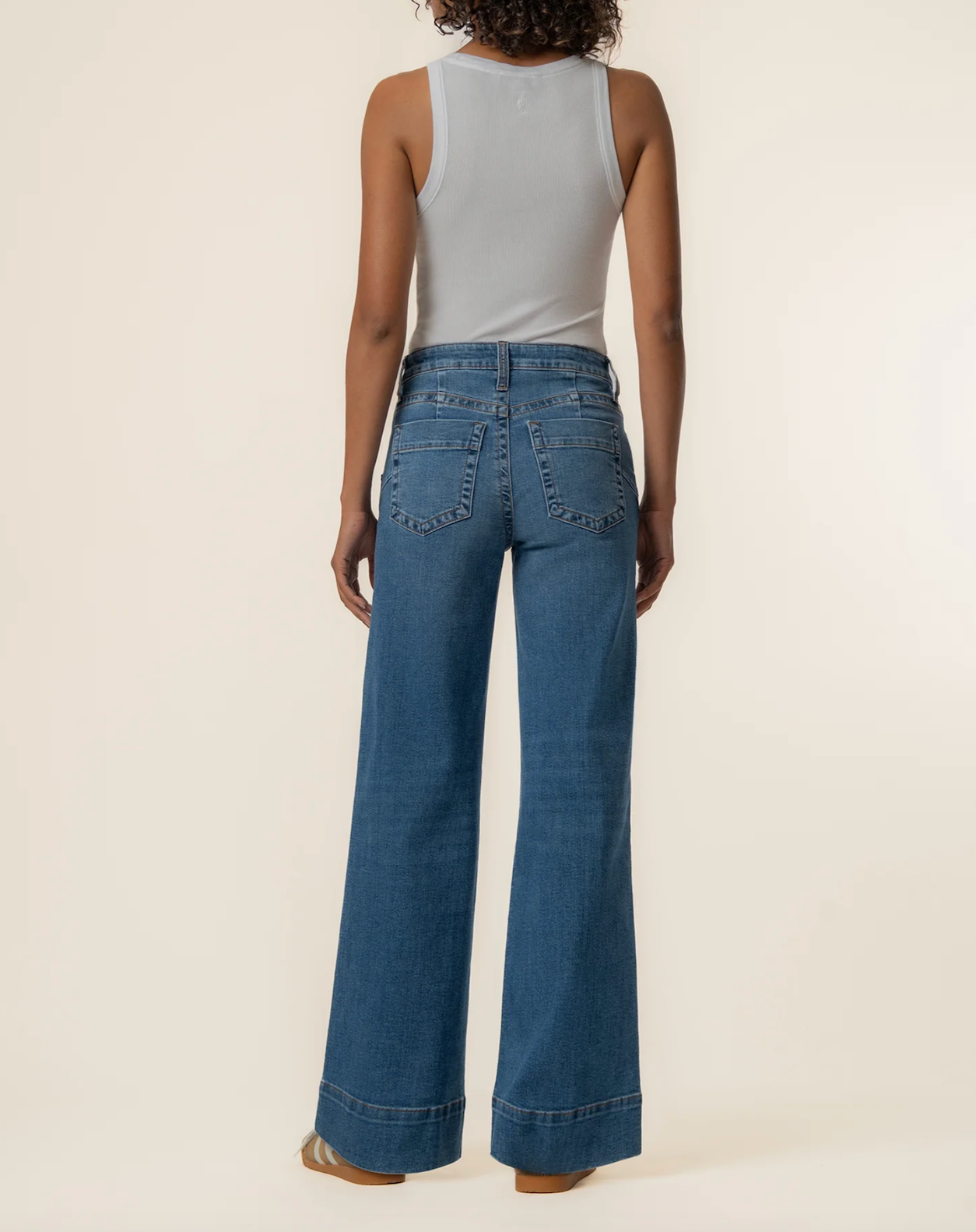 Maya High Rise Wide Leg - Journey Wash