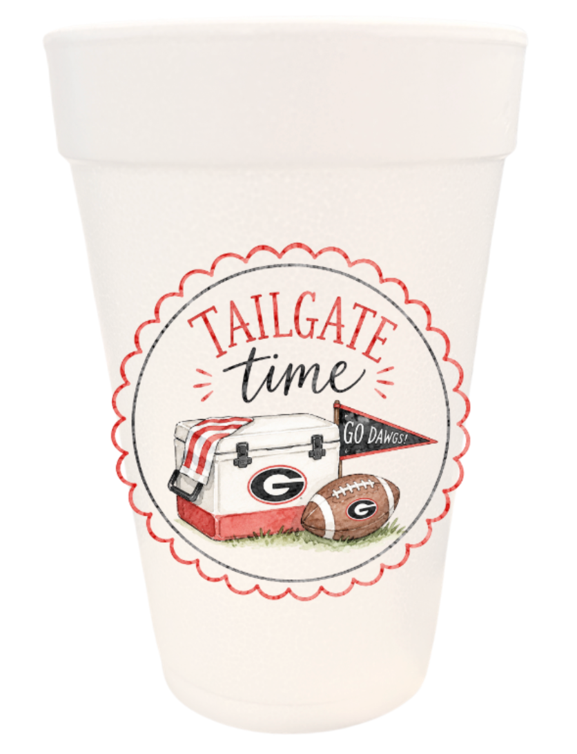 Tailgate Time Styrofoam Cups