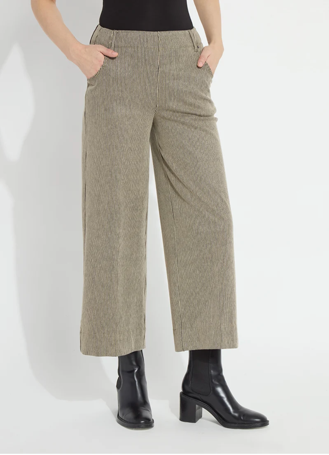 Clarke Wide Leg Denim - Everwood Sheen Line