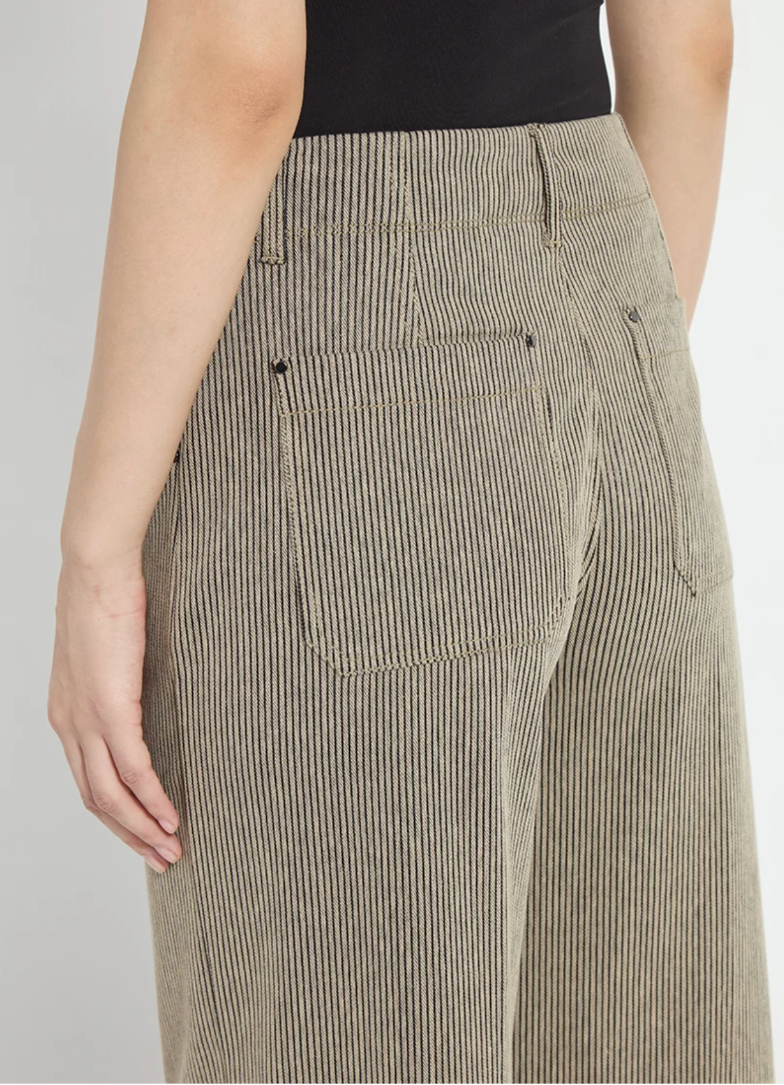 Clarke Wide Leg Denim - Everwood Sheen Line