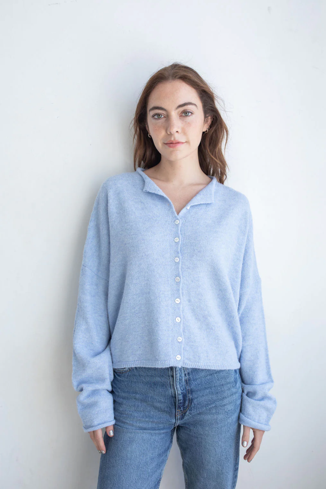 The Kimberly Cardigan - Sky Blue