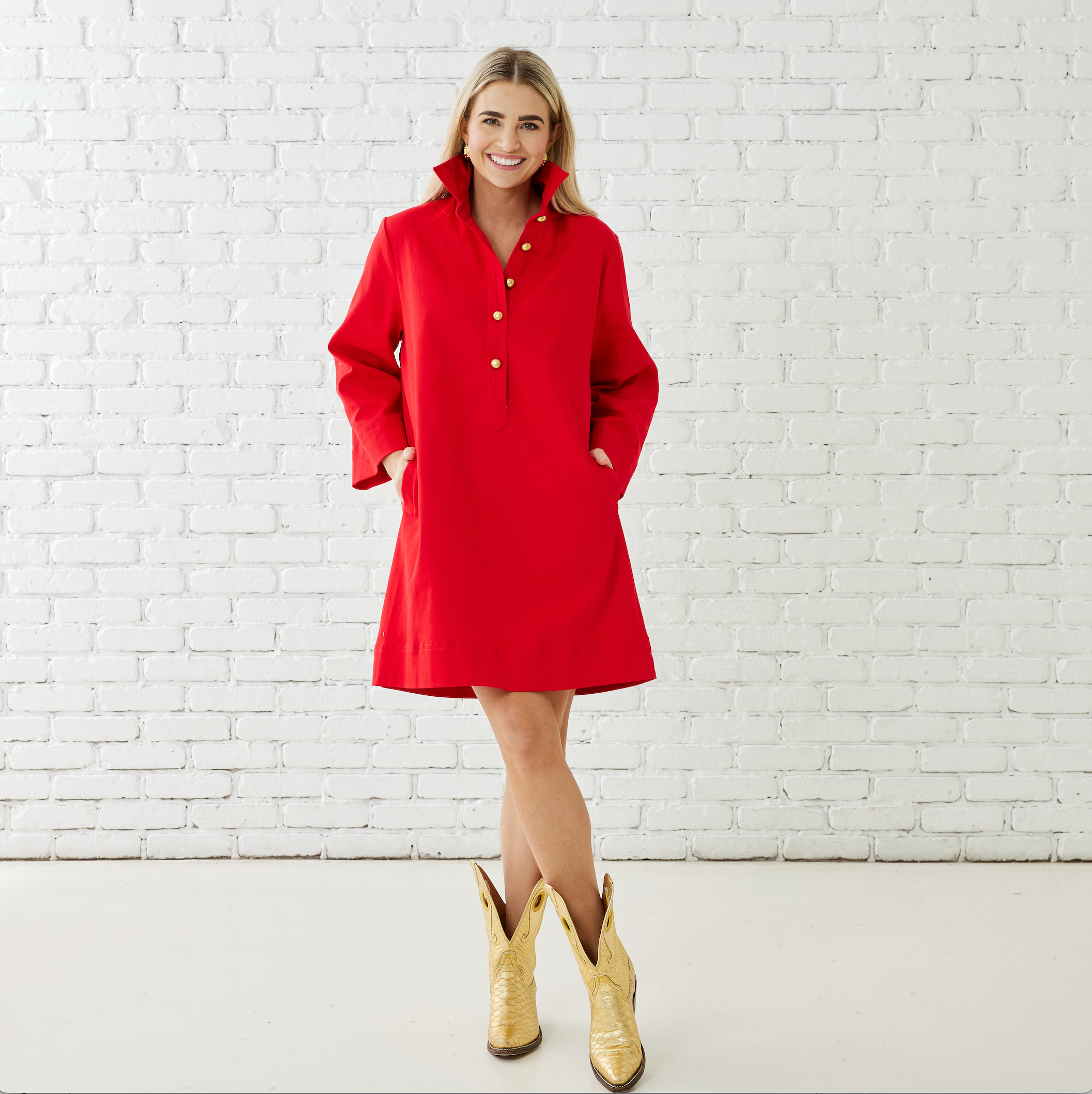 Chloe Dress - Cranberry