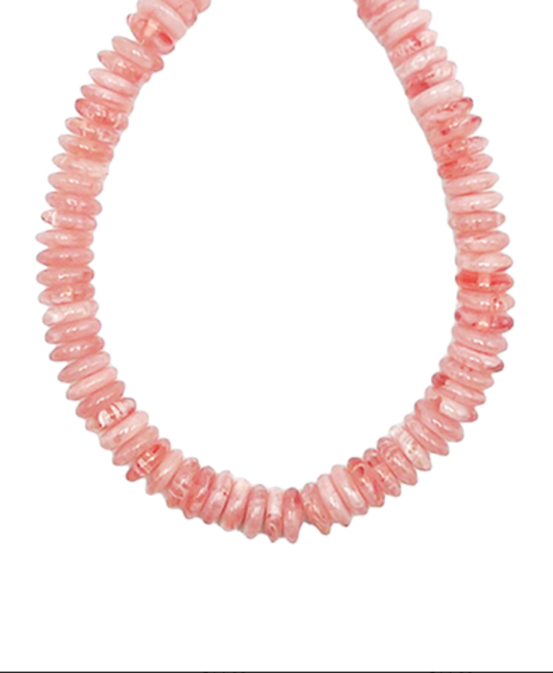 Disk Bead Necklace - Three Colors