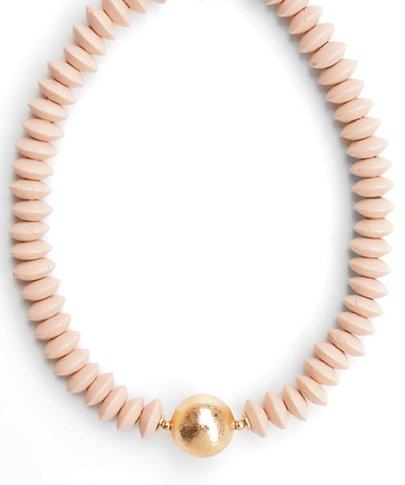 Wooden Bead Choker - Three Colors
