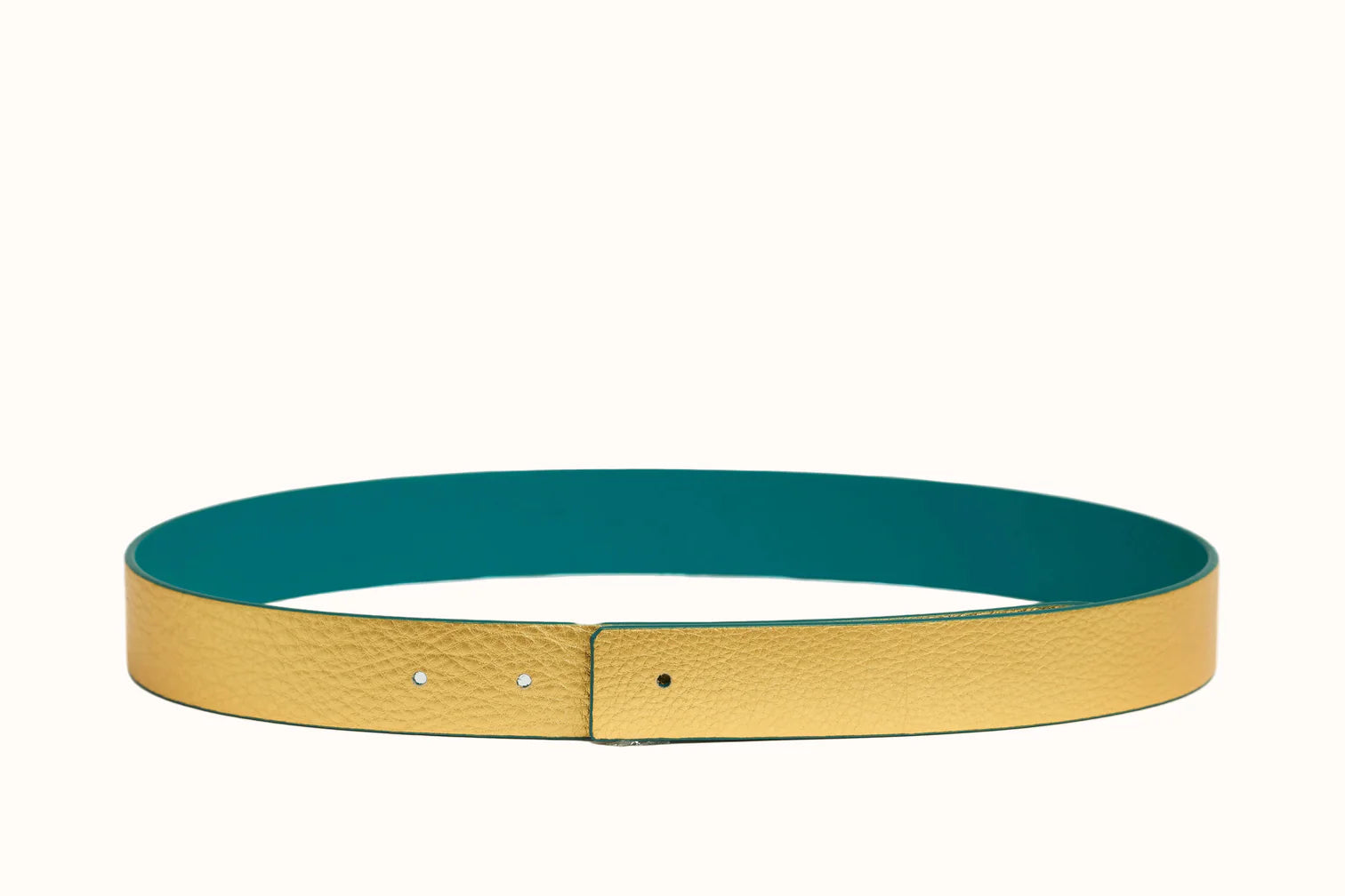 Lagoon & Golden Hour Reversible Leather Belt