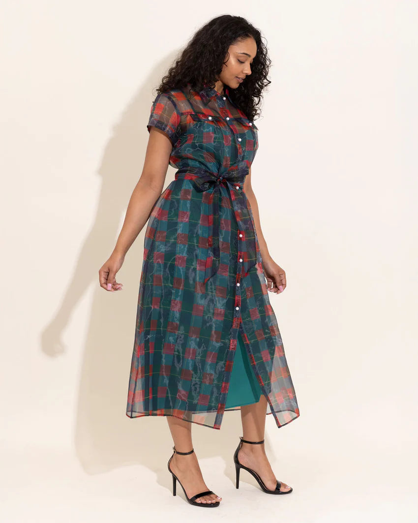 Rachel Dress- Holiday Plaid