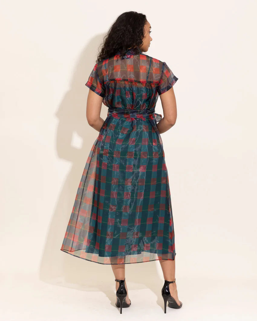 Rachel Dress- Holiday Plaid