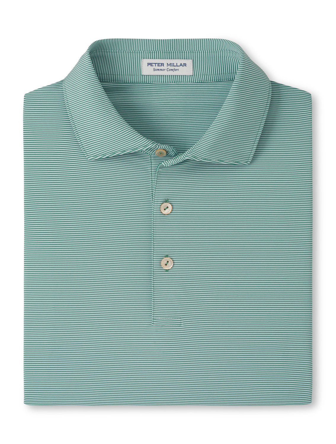 Jubilee Performance Jersey Polo by Peter Millar - Snow Pea