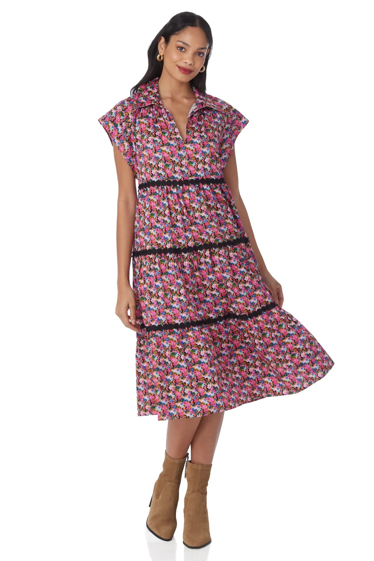 Watson Dress- Art in Bloom Micro