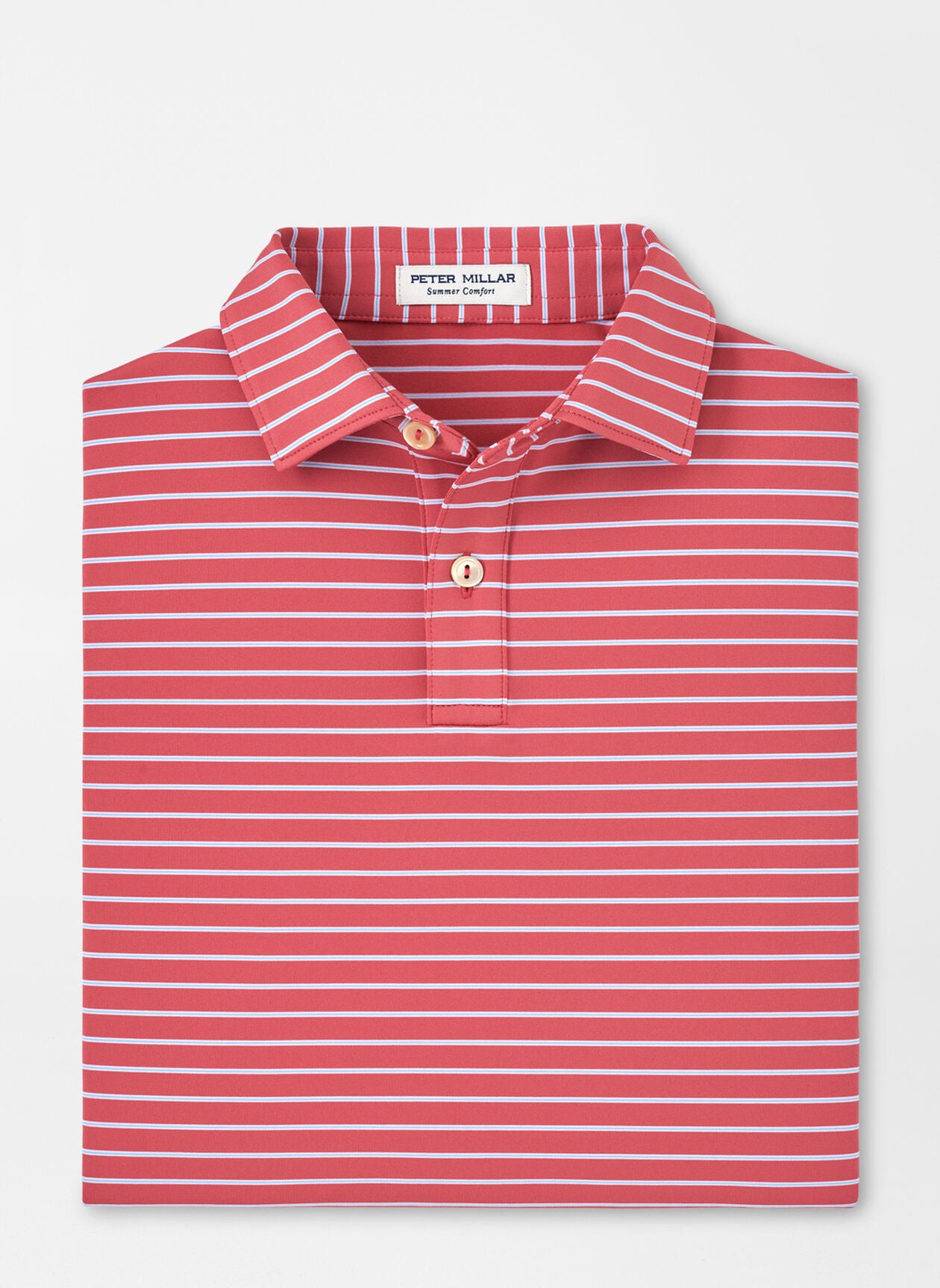 Drum Youth Performance Jersey Polo - Cape Red
