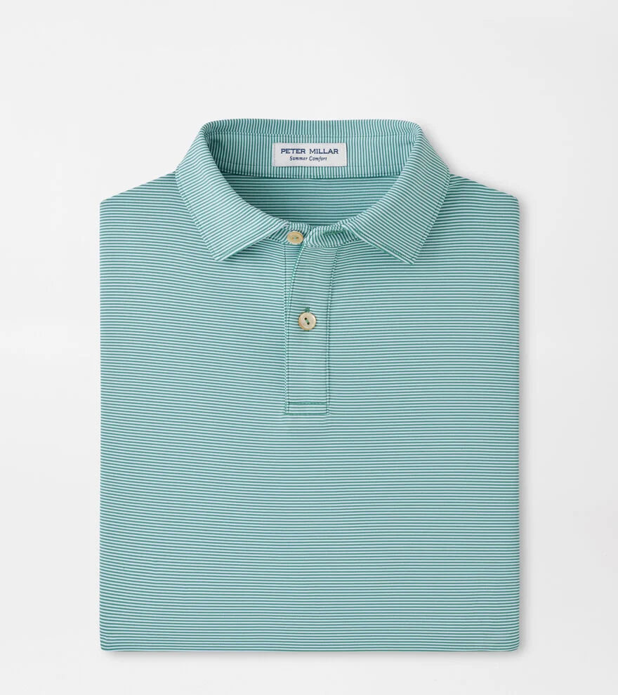 Jubilee Youth Performance Jersey Polo by Peter Millar - Snow Pea