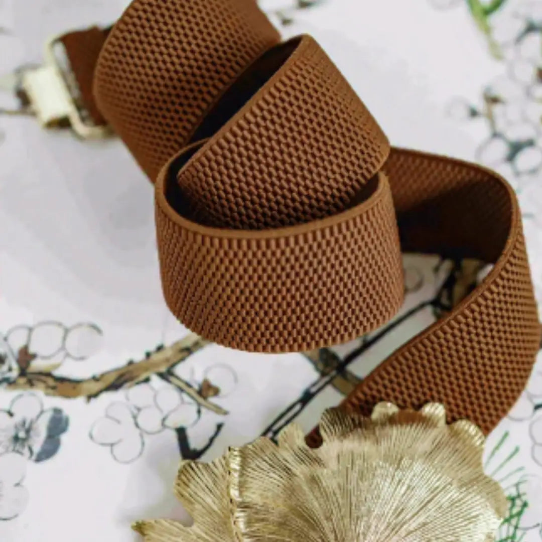 Dark Brown Stretch Belt Band