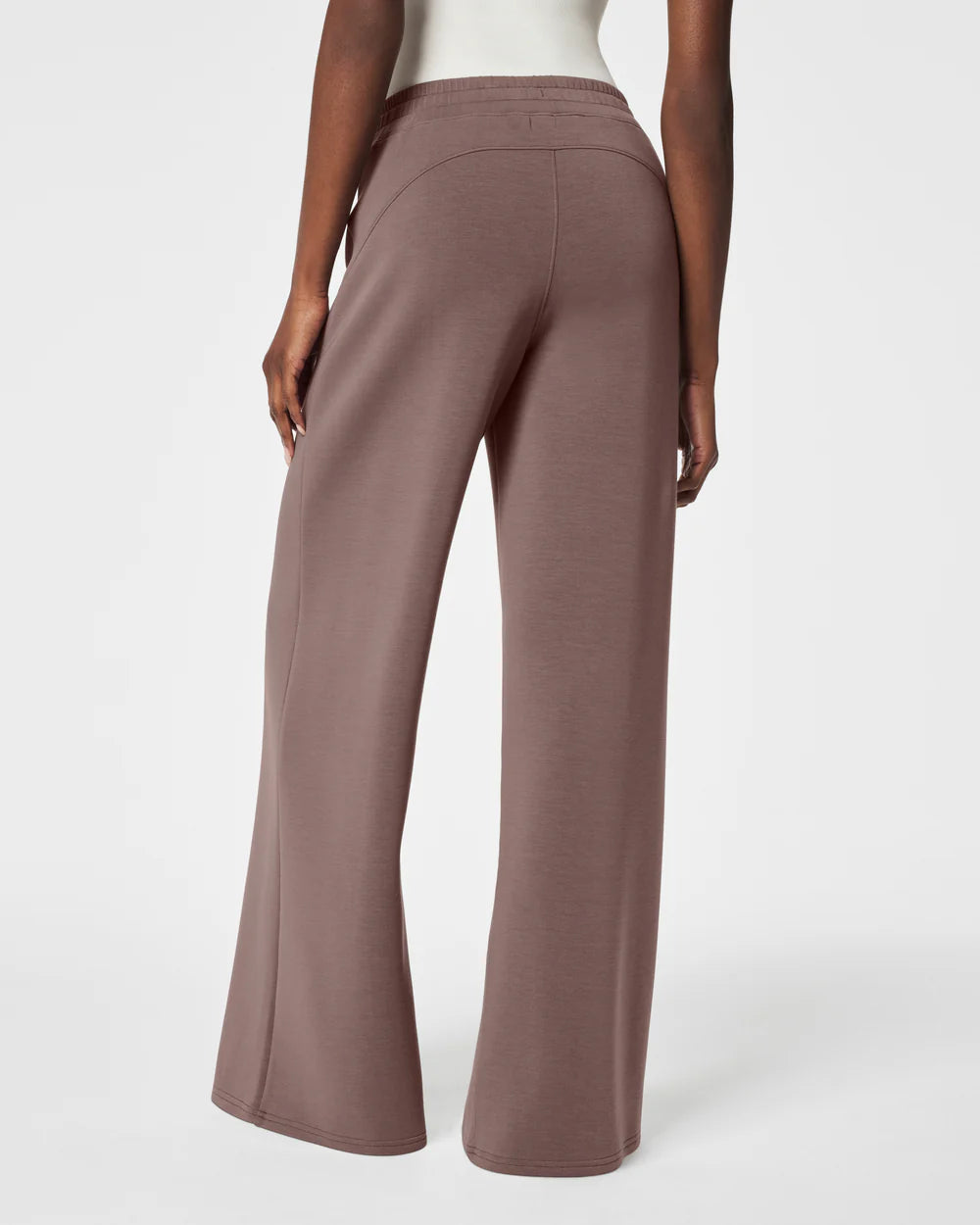 Air Essentials Wide Leg Pant by Spanx - Smoke