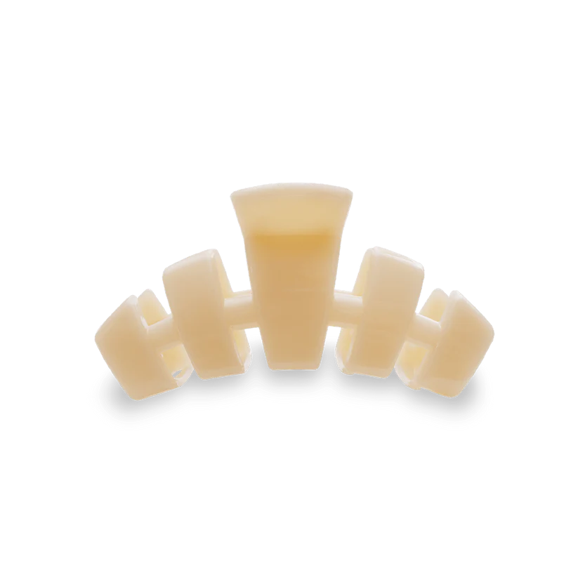 Classic Almond Beige Small Claw Hair Clip