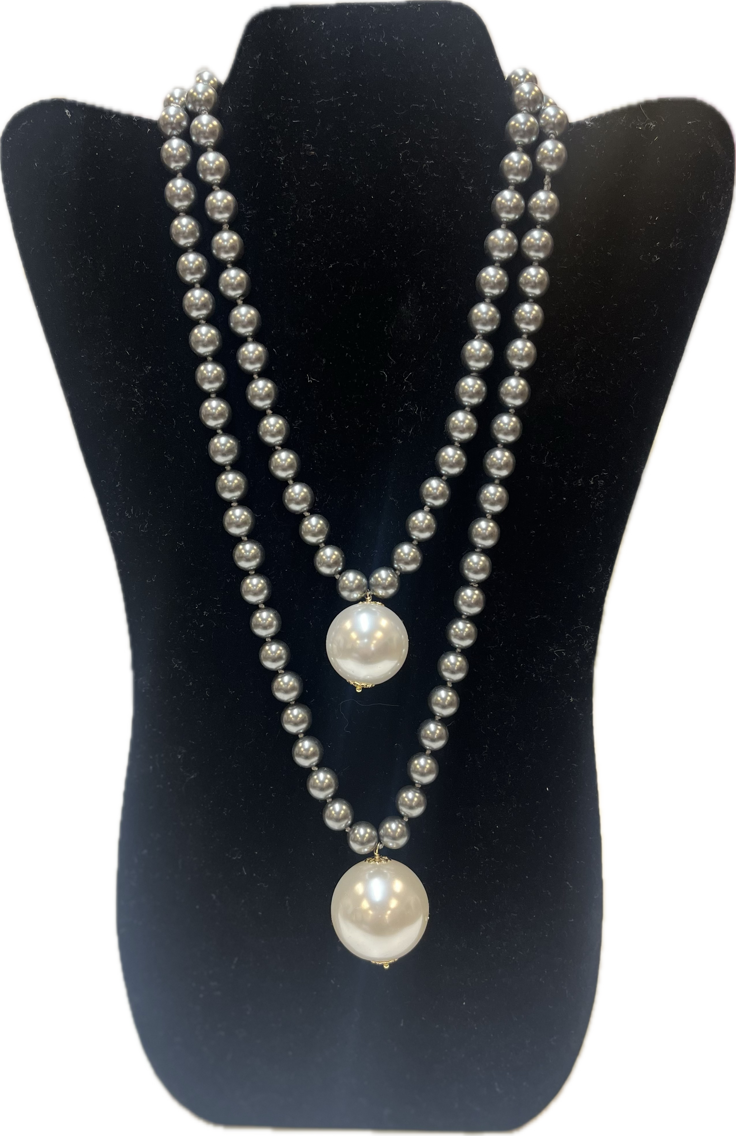 The Betty Necklace- Silver W/ Pearl