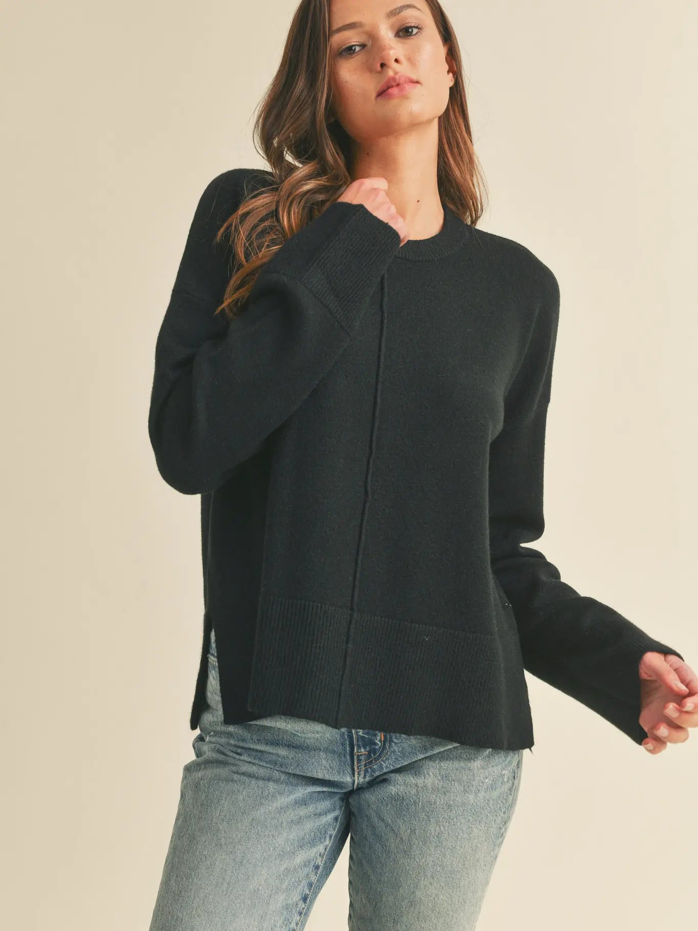 Blake Basic Sweater Top - Three Colors
