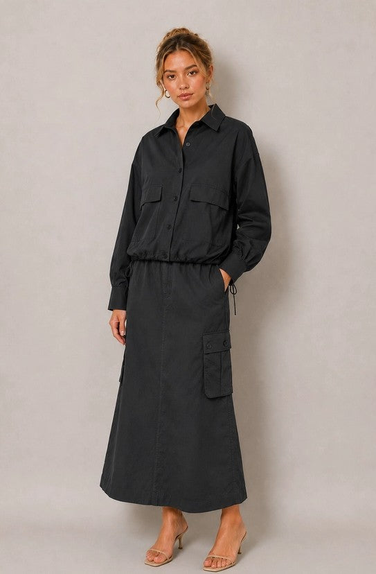 The Regina Skirt - Black