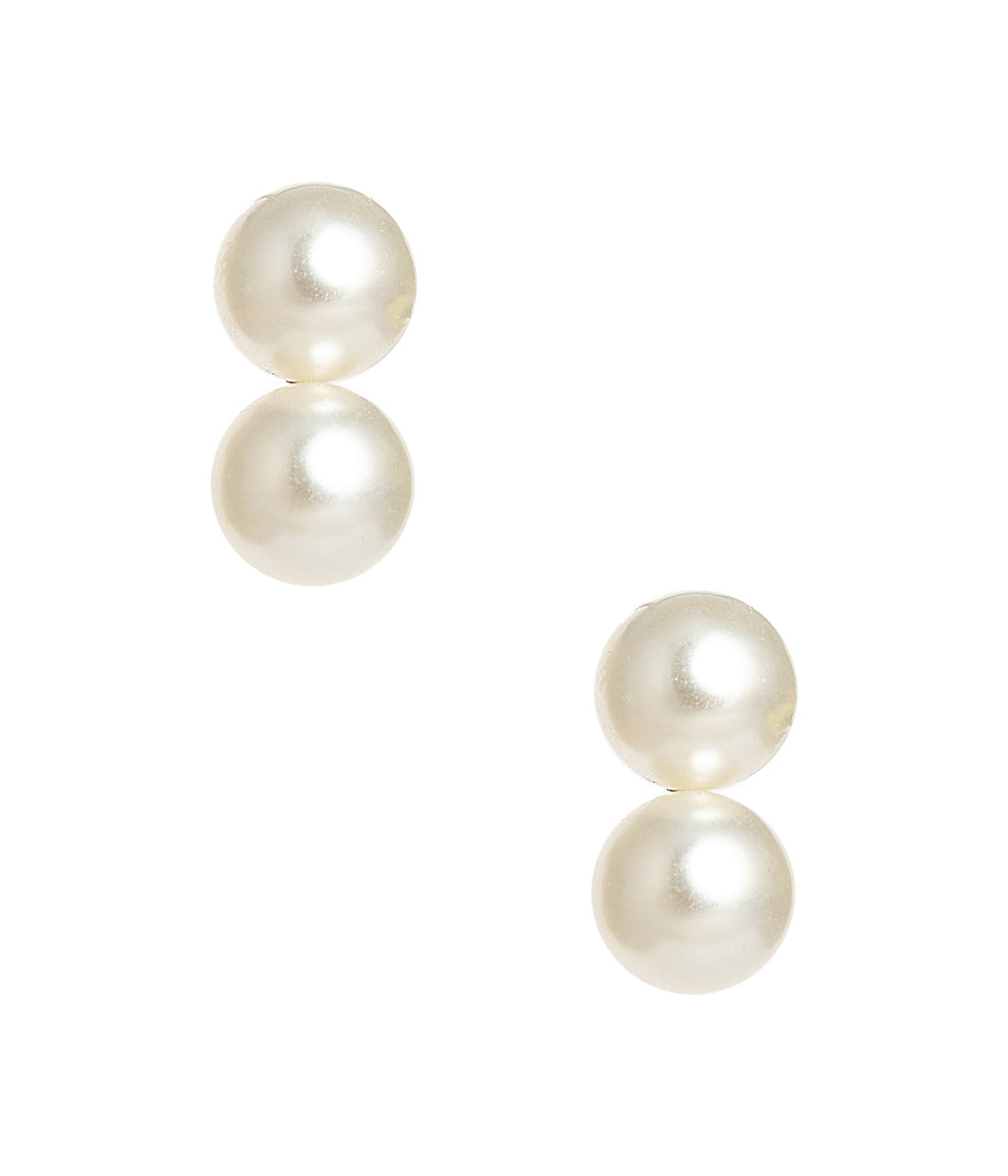Large Belle - Double Pearl Earrings - Belle Of The Ball