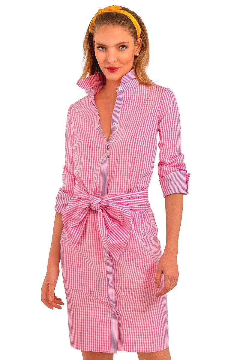 Breezy Blouson Dress- Pink