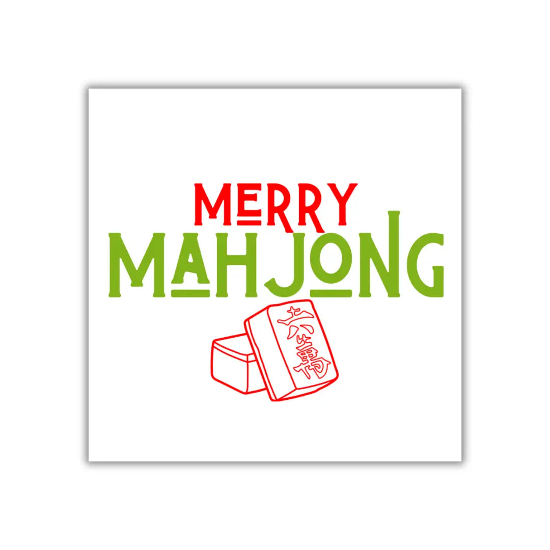 Merry Mahjong Paper Napkins