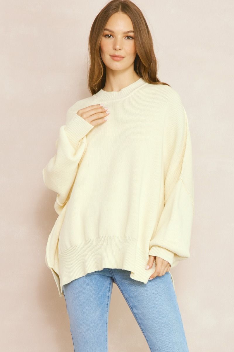 Oversized Sweater- Three Colors