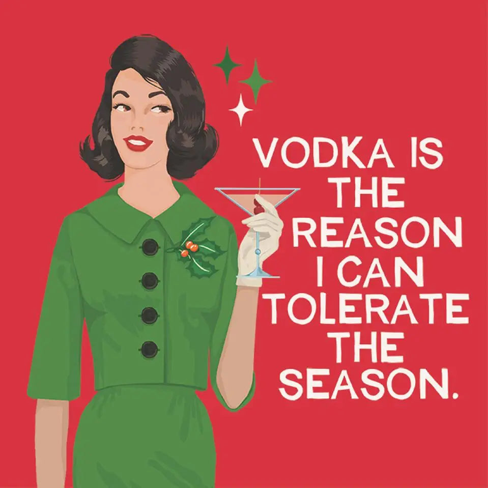 Cocktail Napkin- Tolerate The Season