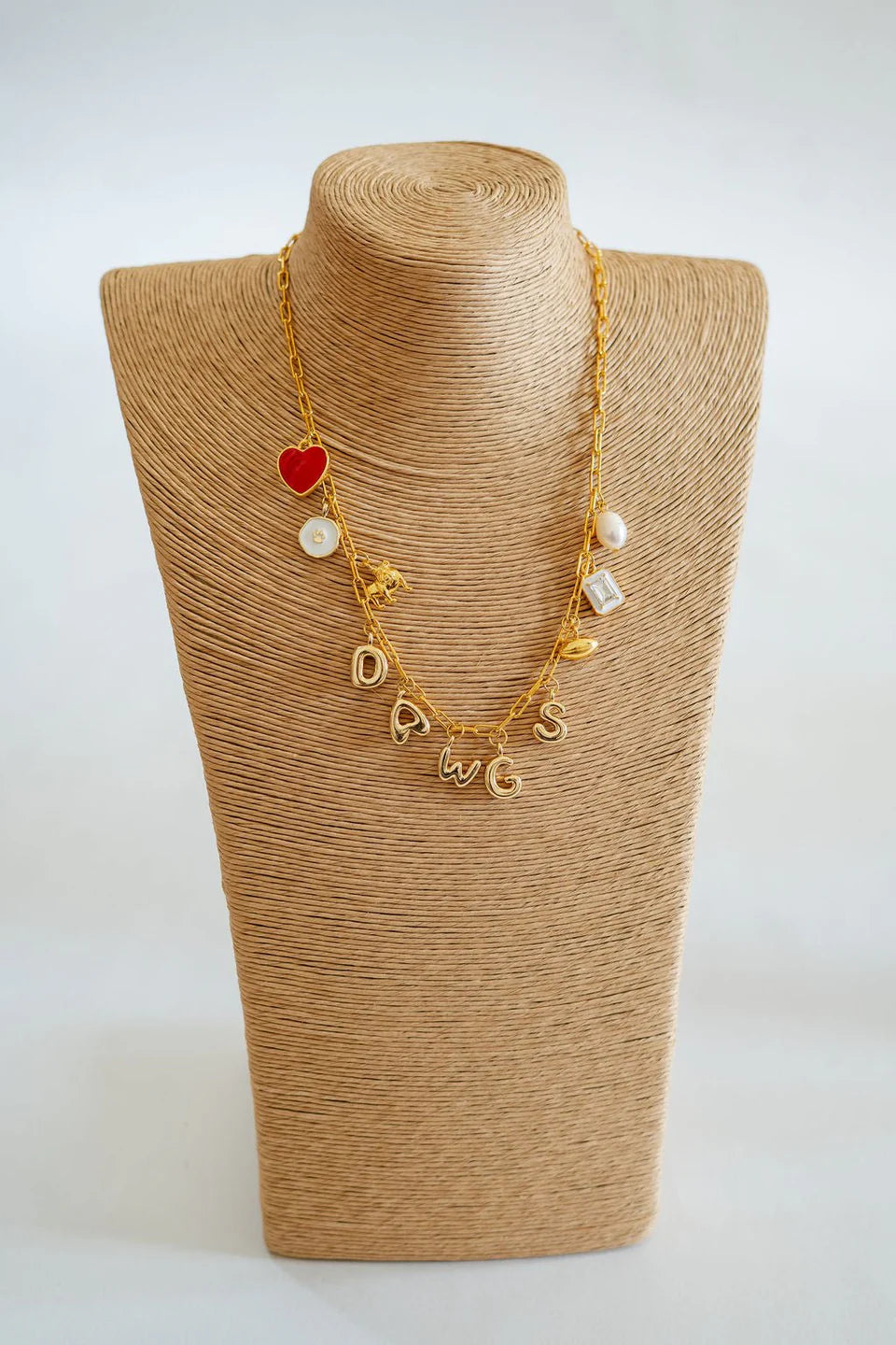 Game Day Charm Necklace - 18k Gold Plated