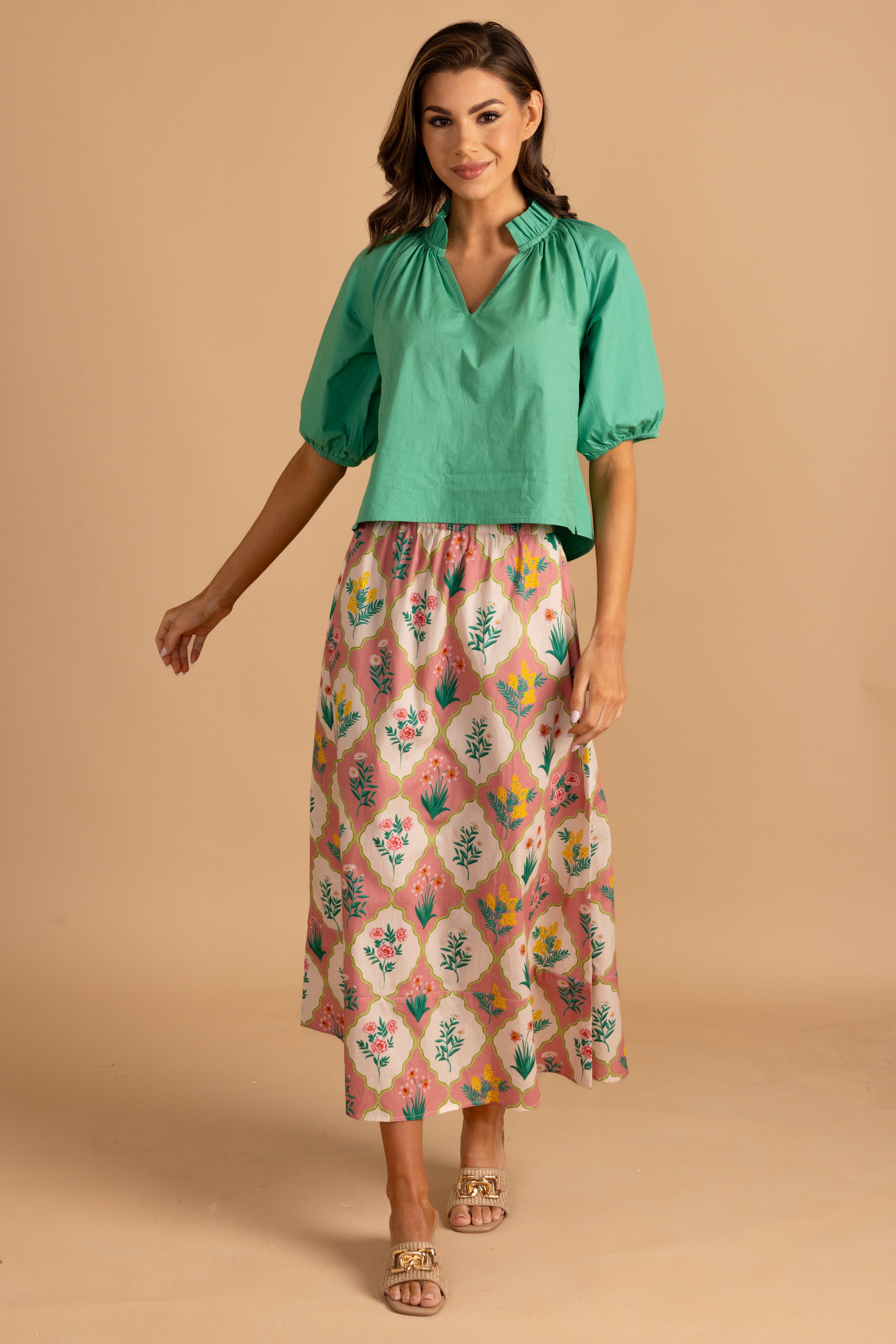 Marisol Skirt - Rose Blossom
